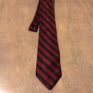 Bugatti 100% Silk Navy & Maroon Striped Men’s Tie